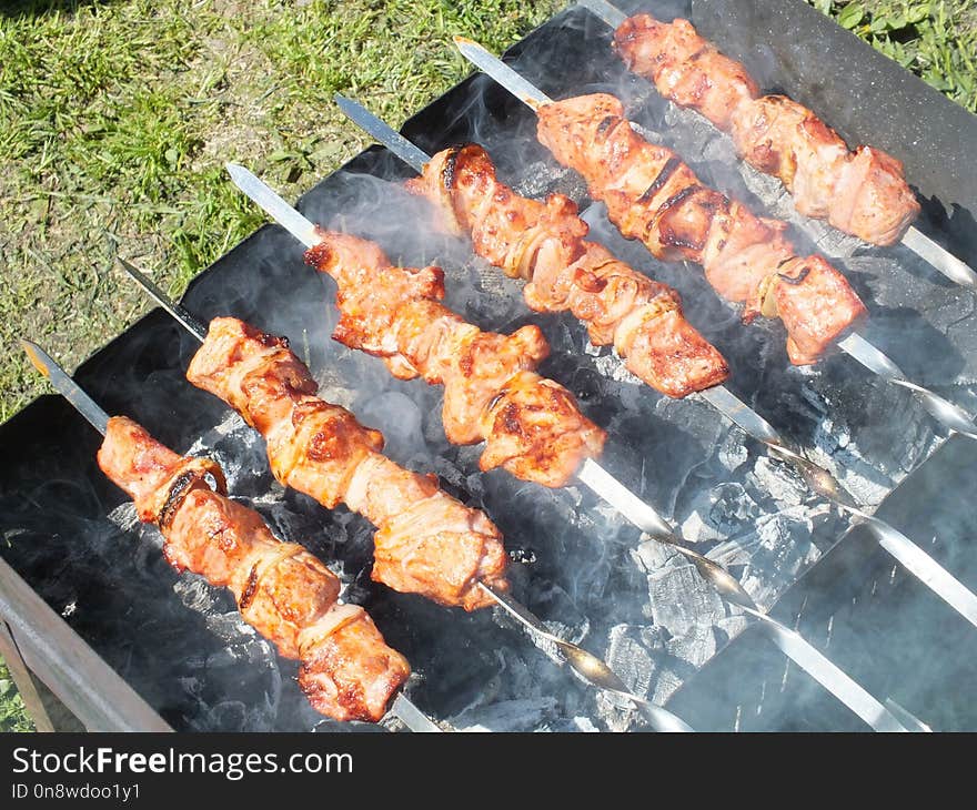 Grilling, Shashlik, Barbecue, Grilled Food