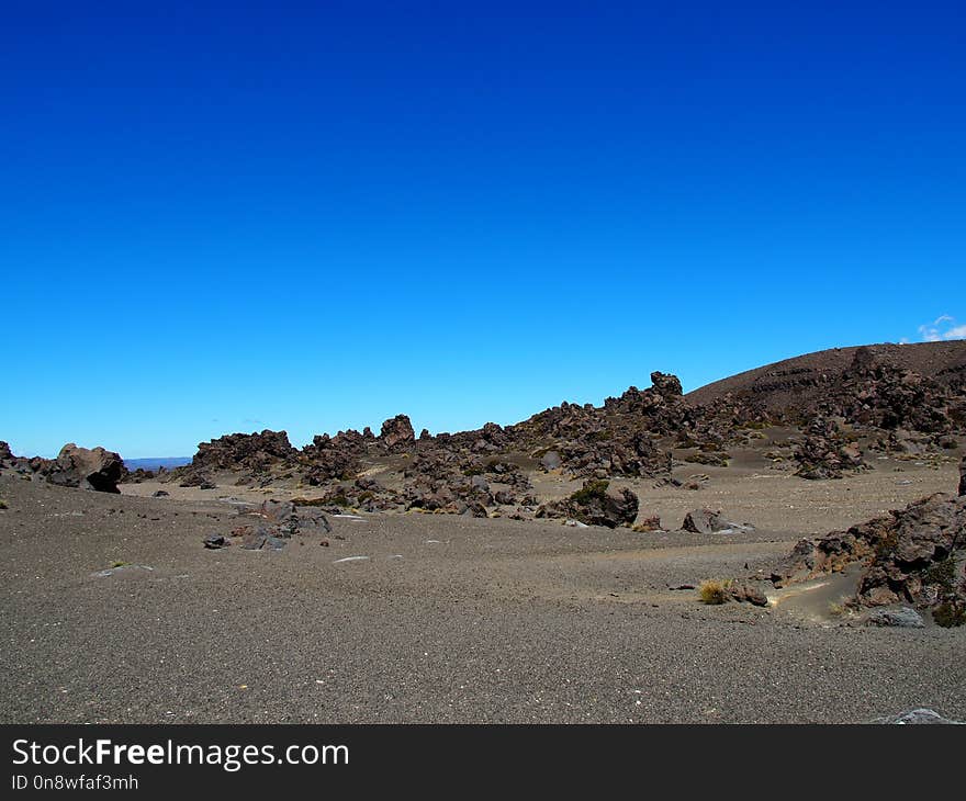 Sky, Wilderness, Rock, Shrubland