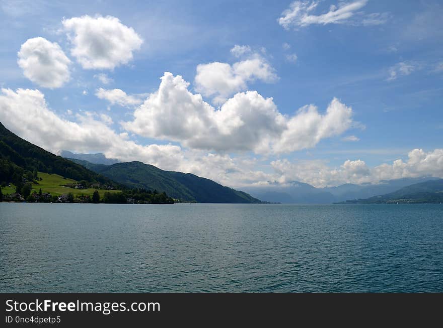 Sky, Lake, Nature, Cloud