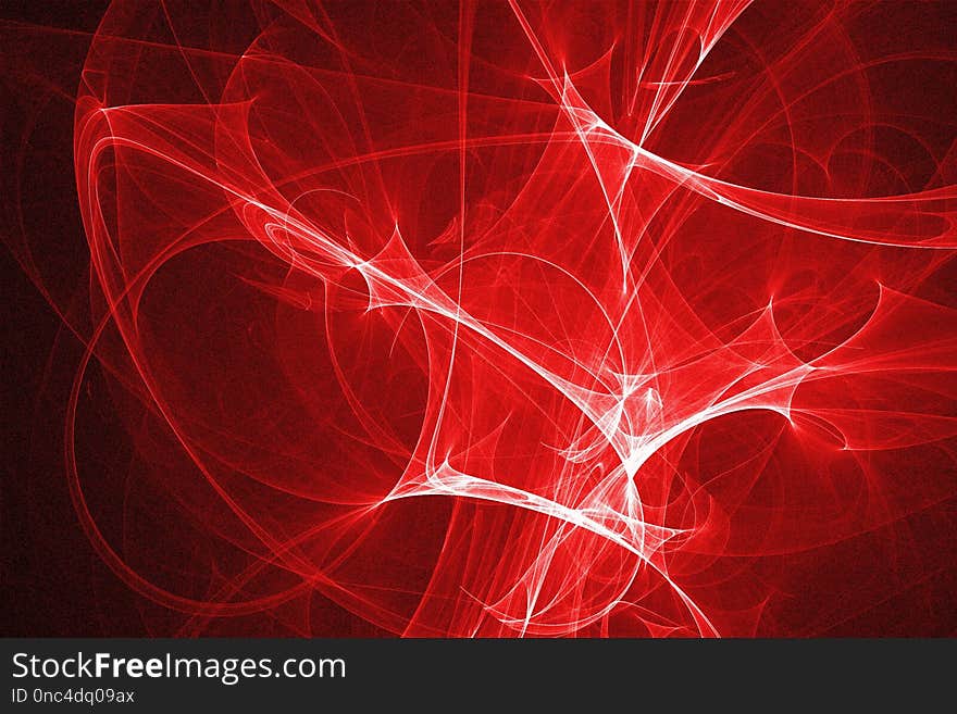 Red, Fractal Art, Light, Computer Wallpaper