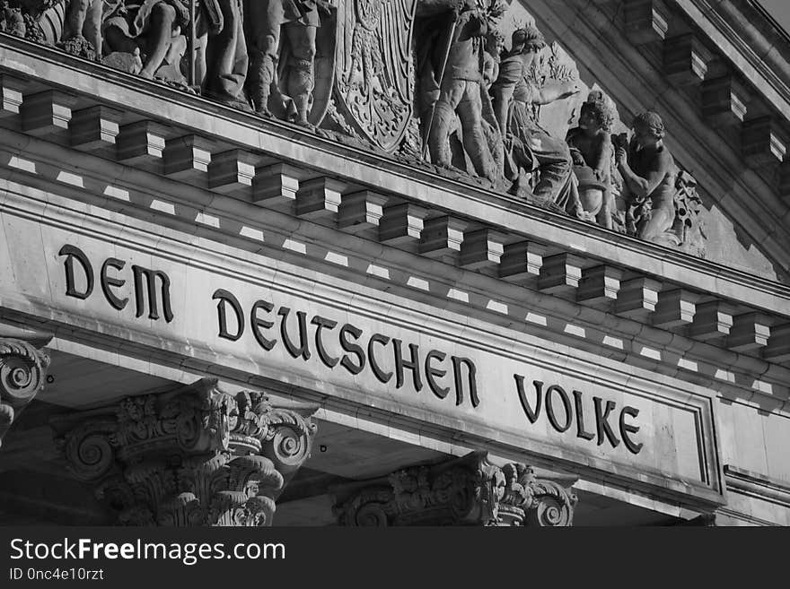 Landmark, Black And White, Monochrome Photography, Architecture