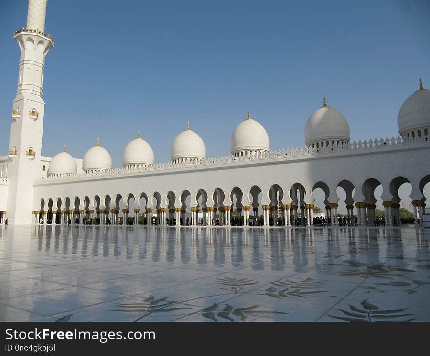 Mosque, Landmark, Place Of Worship, Dome