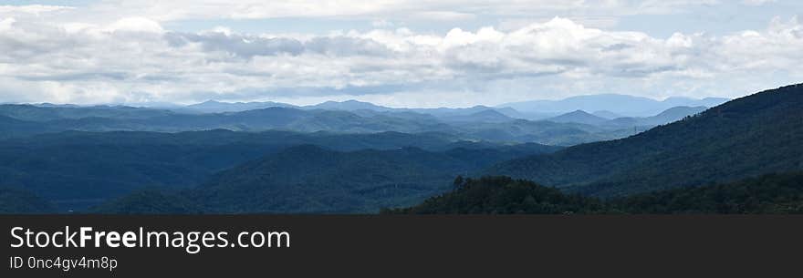 Sky, Mountainous Landforms, Ridge, Mountain Range