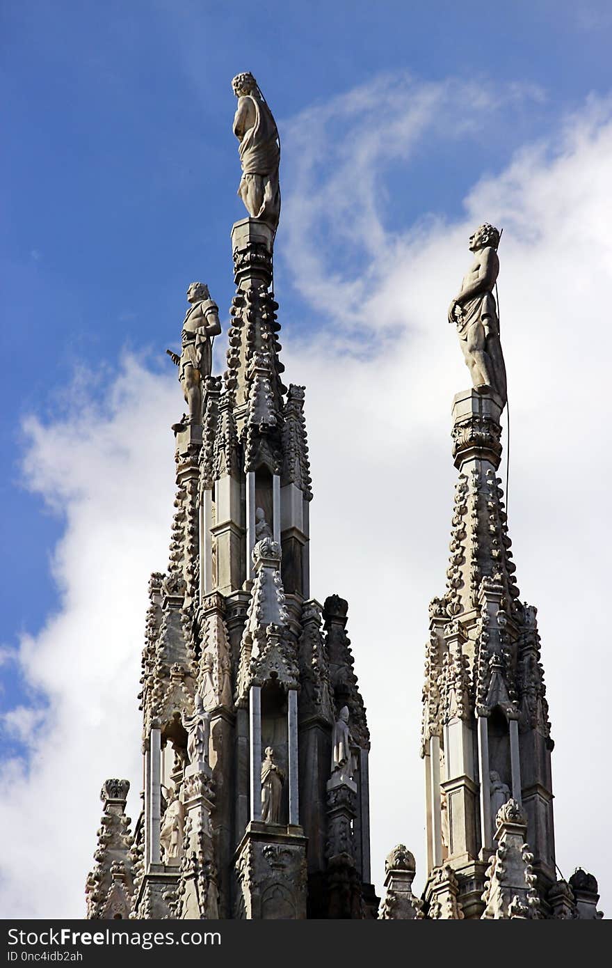 Spire, Sky, Monument, Building