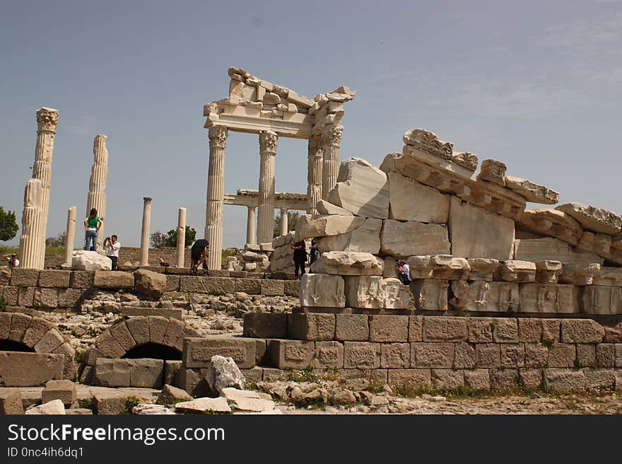 Historic Site, Ruins, Ancient Roman Architecture, Ancient History