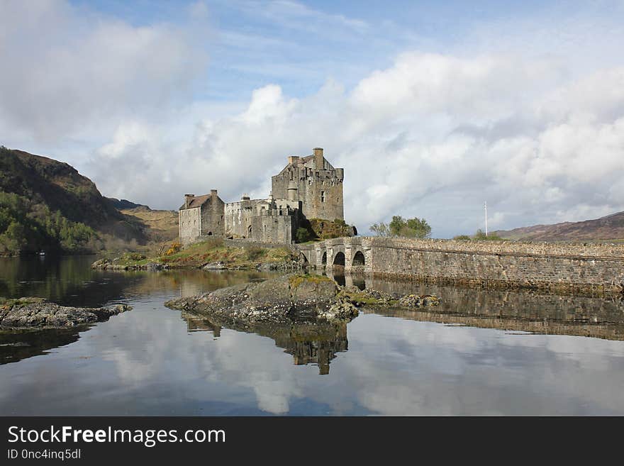 Reflection, Sky, Highland, Cloud