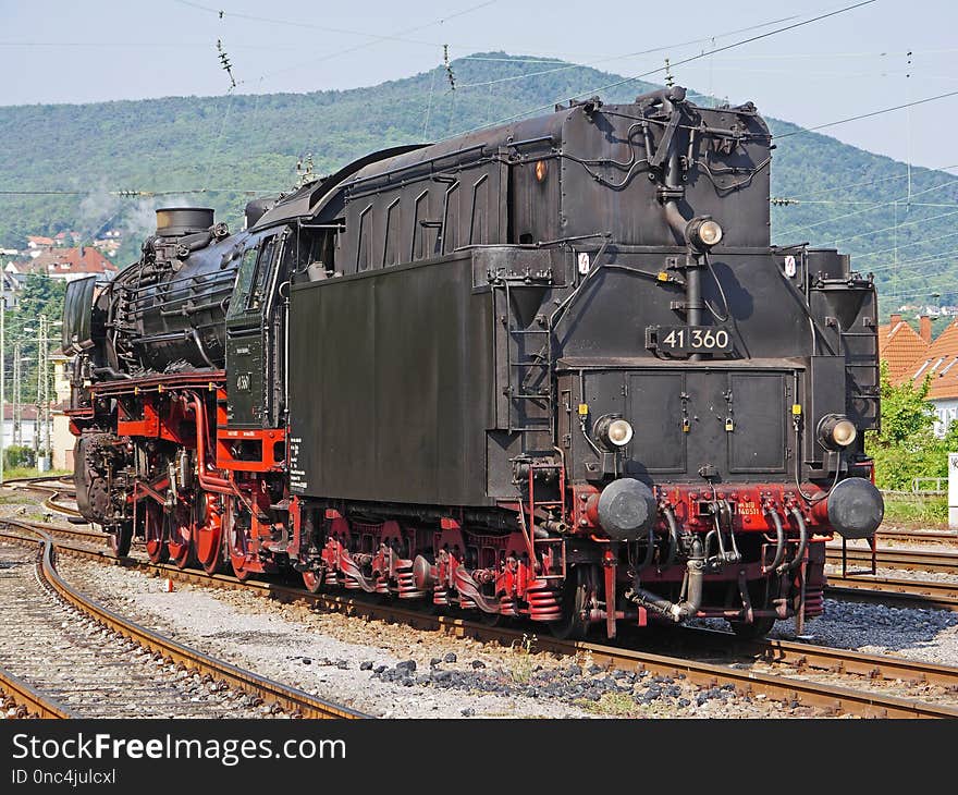 Locomotive, Transport, Steam Engine, Track