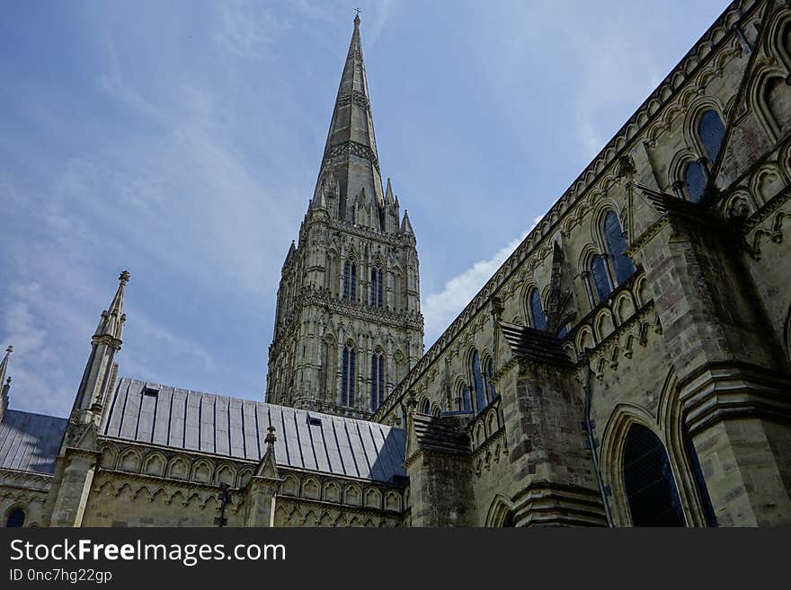 Spire, Sky, Building, Landmark