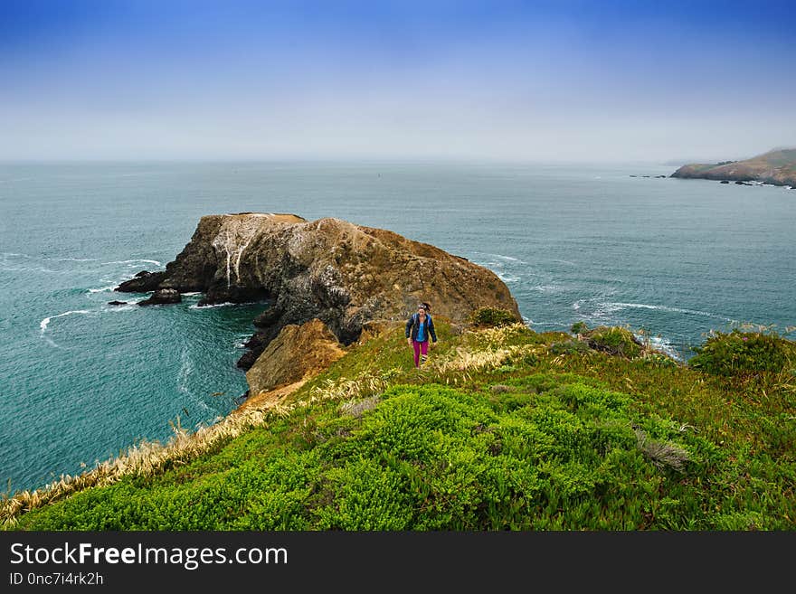 Coast, Sea, Headland, Sky