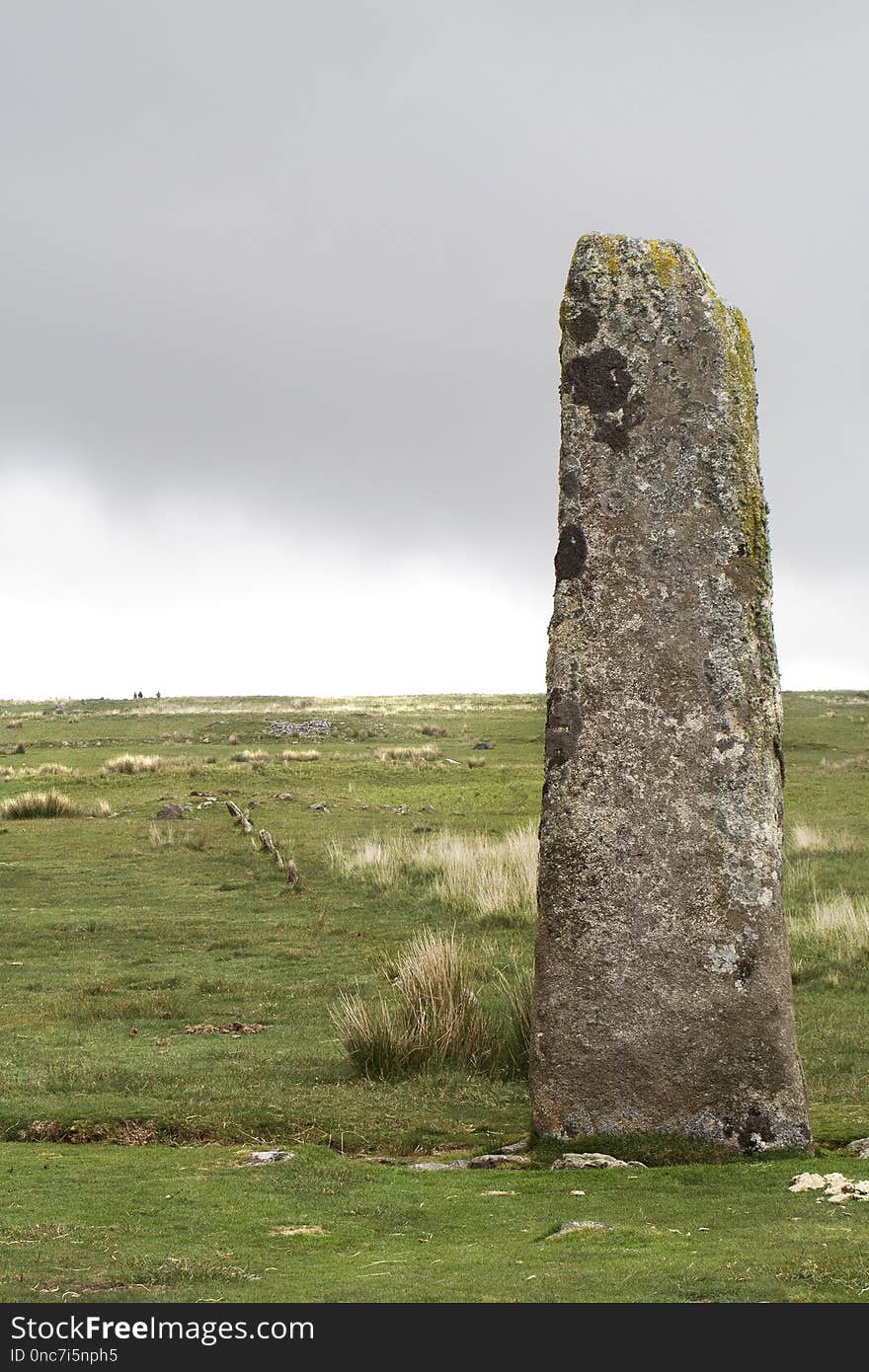 Rock, Grass, Archaeological Site, Highland