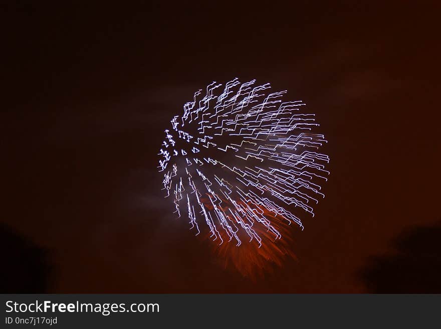 Fireworks, Sky, Event, Close Up