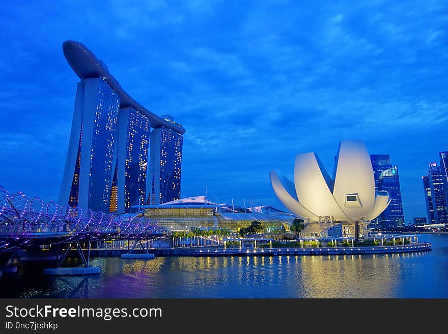 Landmark, City, Cityscape, Water