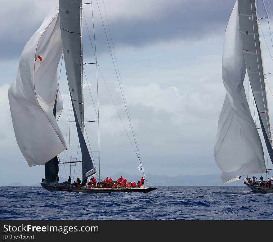 Sail, Sailing Ship, Schooner, Water Transportation