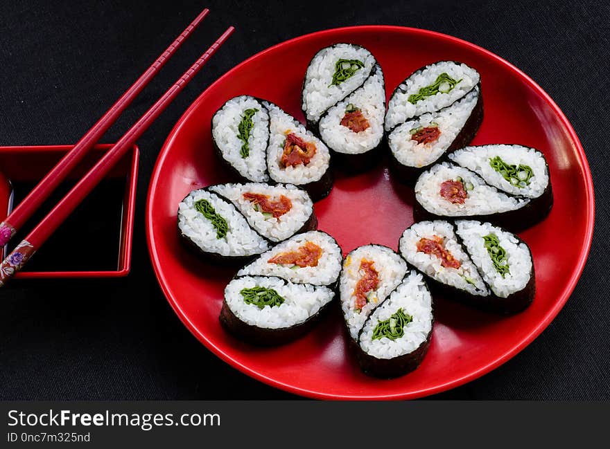 Gimbap, Cuisine, Dish, Food