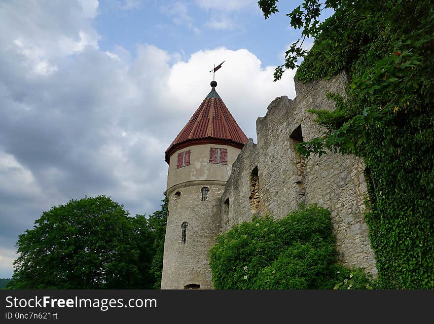 Sky, Castle, Château, Building