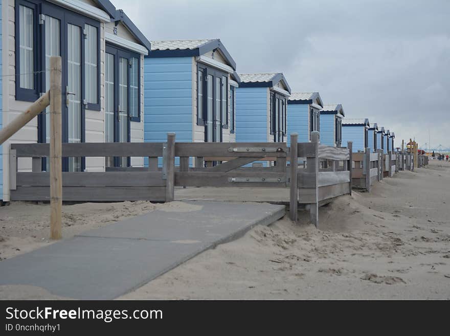 Walkway, Boardwalk, Residential Area, Fence