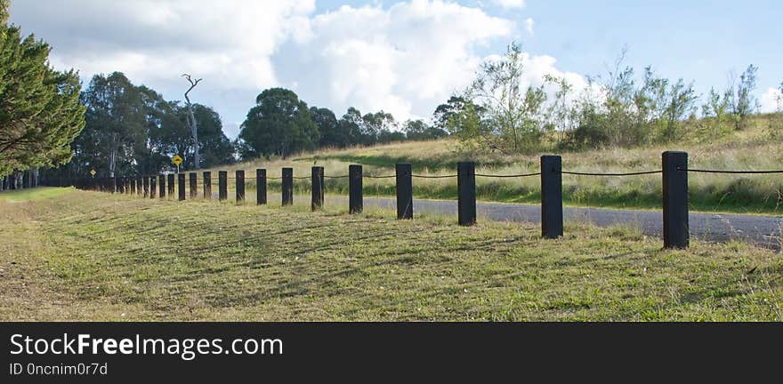 Fence, Pasture, Grass, Land Lot