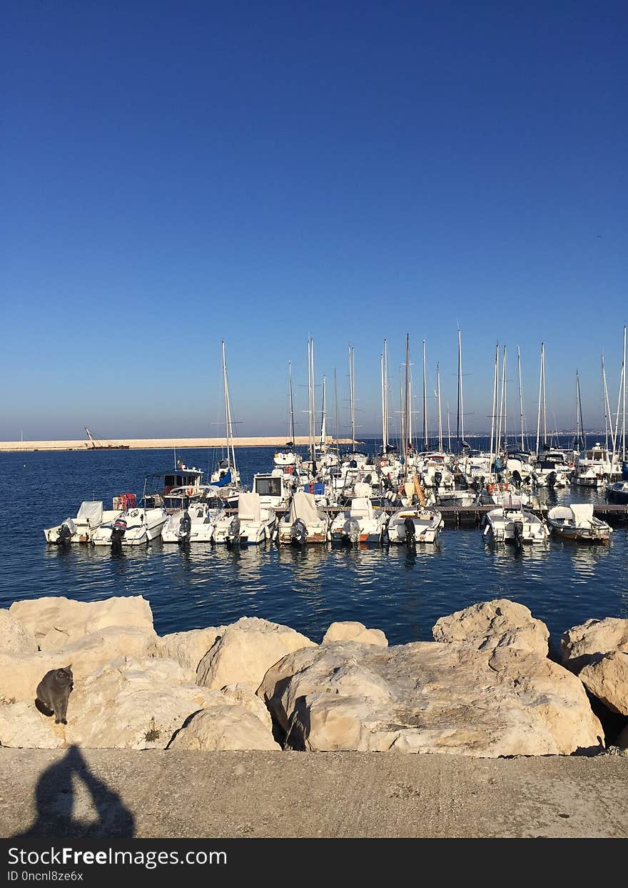 Marina, Sky, Sea, Water