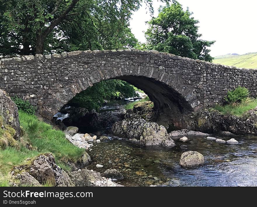 Arch Bridge, Bridge, Watercourse, Devil's Bridge