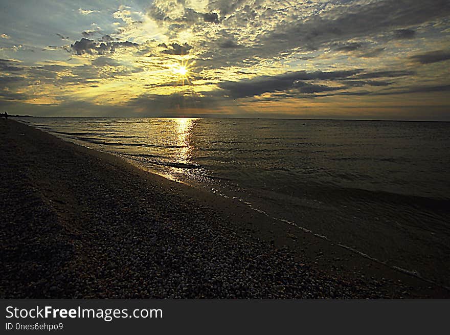 Horizon, Sky, Sea, Shore