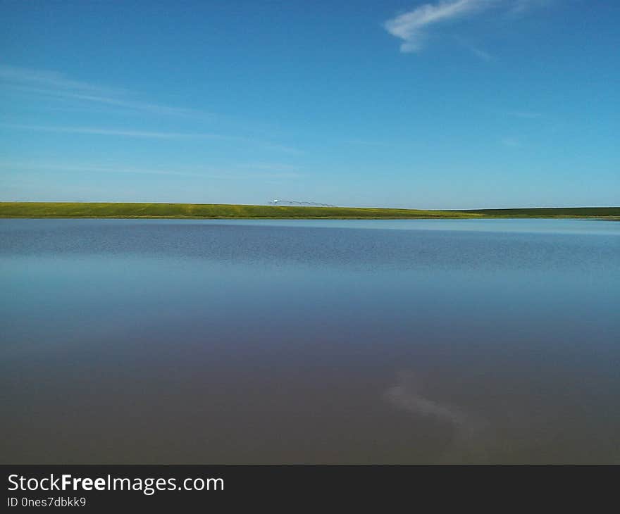 Horizon, Sky, Water Resources, Calm