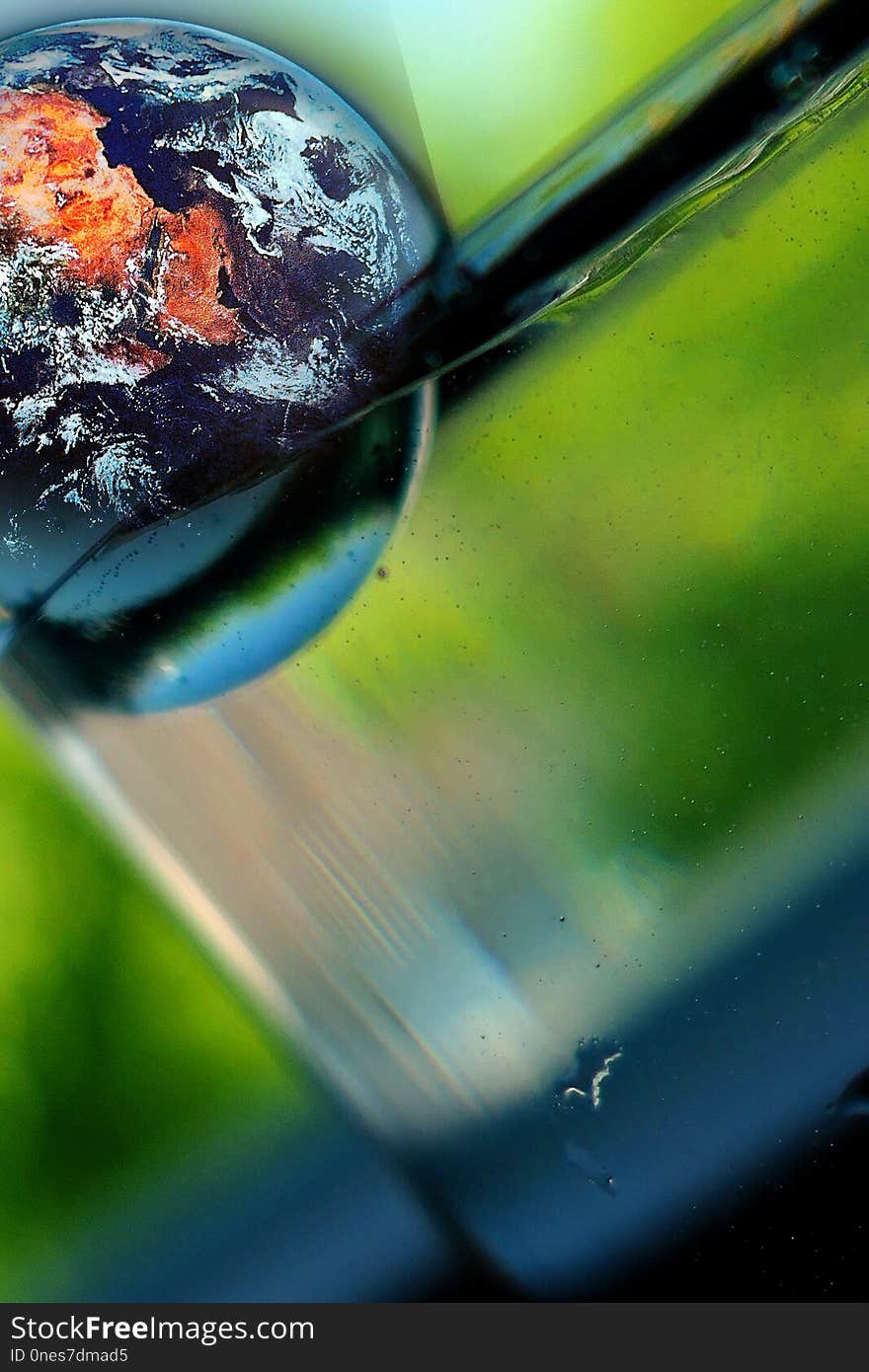 Water, Green, Drop, Macro Photography