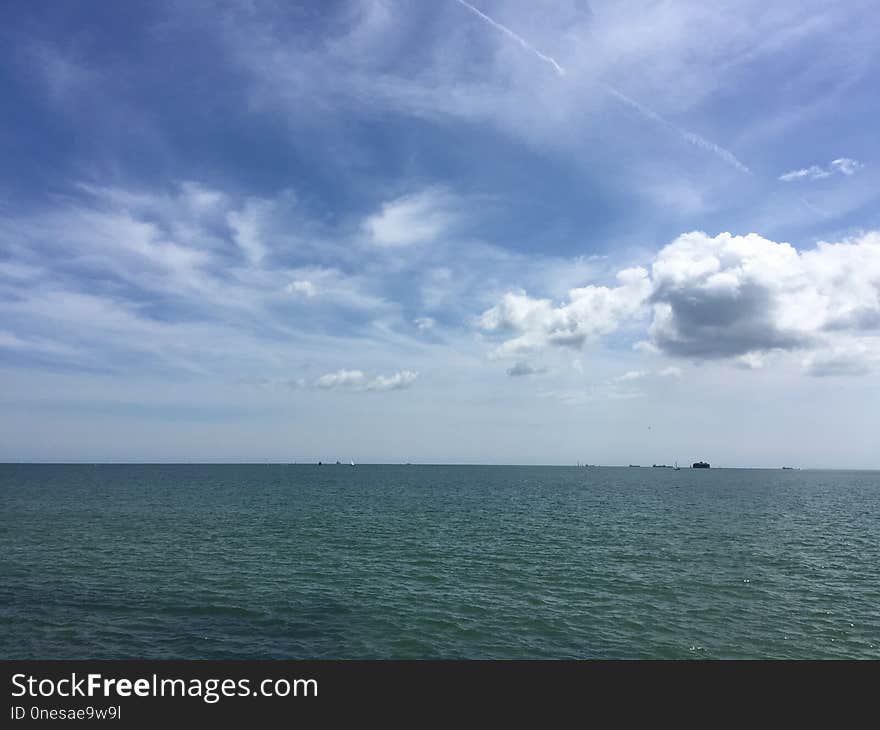 Sky, Sea, Horizon, Cloud