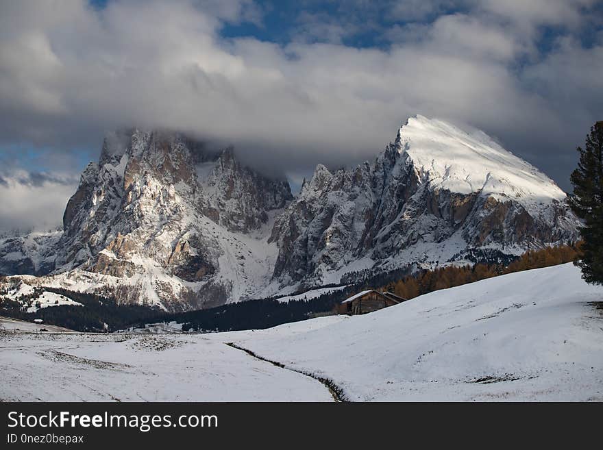 Alpe De Siusi In Winter