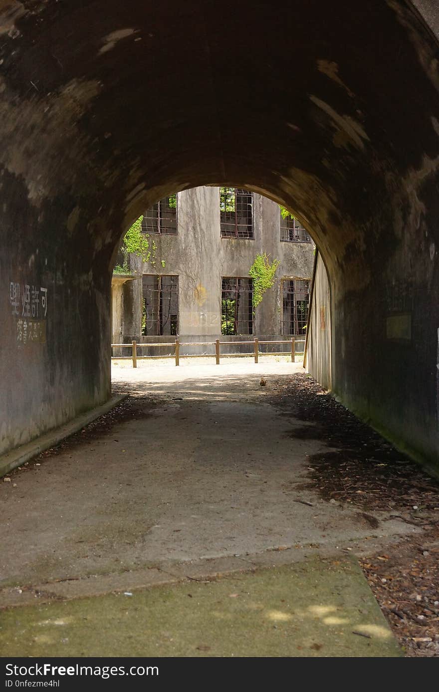 Arch, Ruins, Tunnel, Fortification