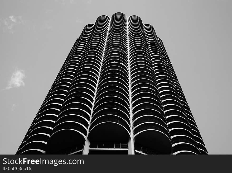 Landmark, Black And White, Building, Skyscraper