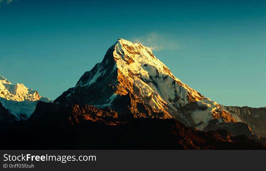 Mountainous Landforms, Mountain, Mountain Range, Sky