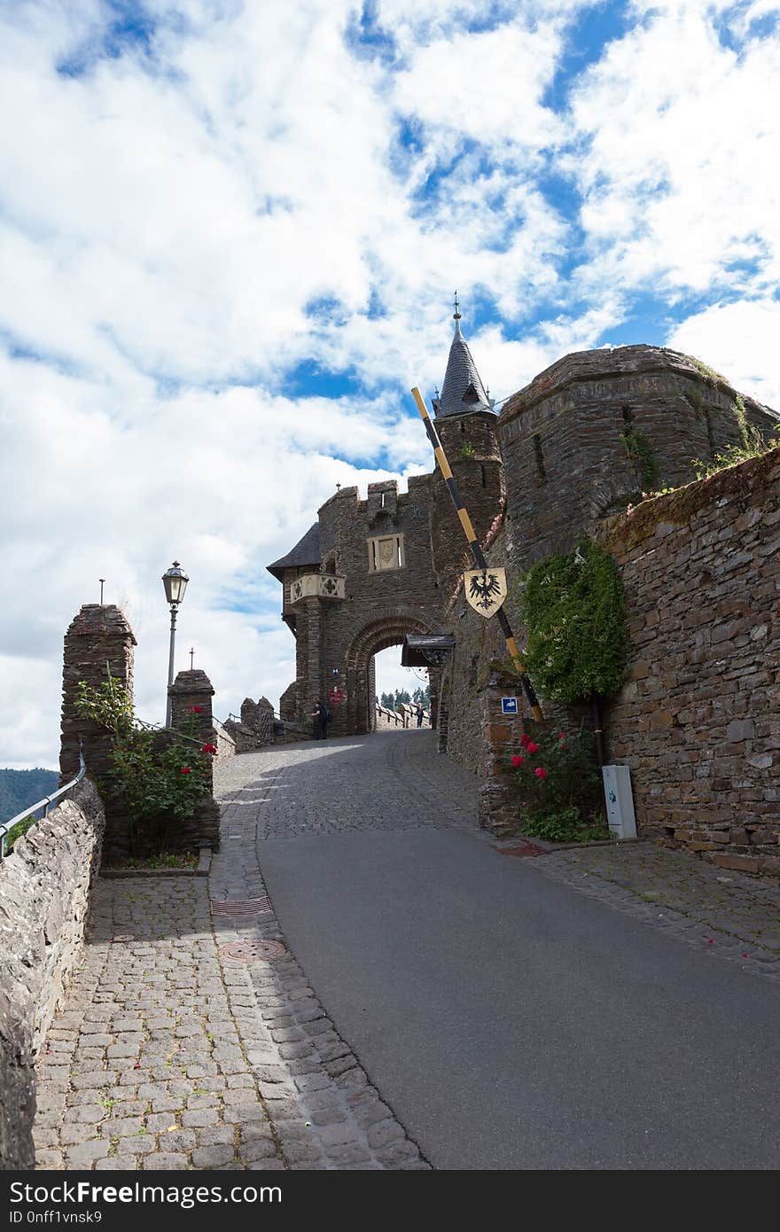 Sky, Town, Wall, Village