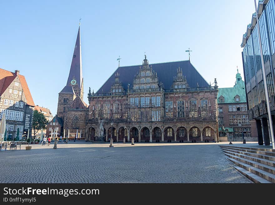 Landmark, Town, Sky, Town Square