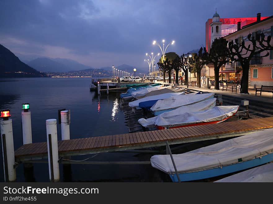 Water, Sky, Marina, Reflection