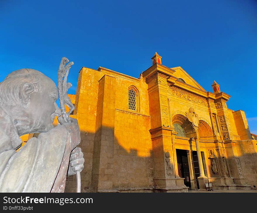 Sky, Historic Site, Landmark, Yellow