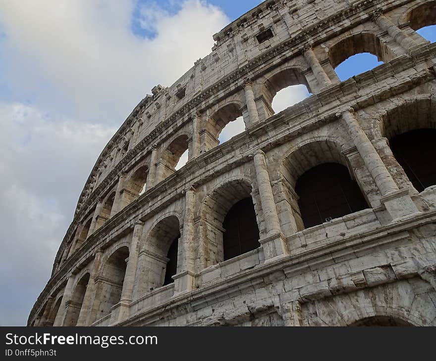 Landmark, Historic Site, Ancient History, Amphitheatre