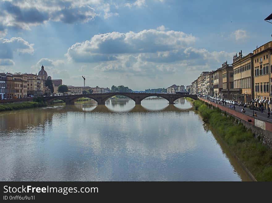 Waterway, Sky, River, Reflection