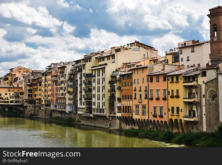 Town, Water, Sky, City