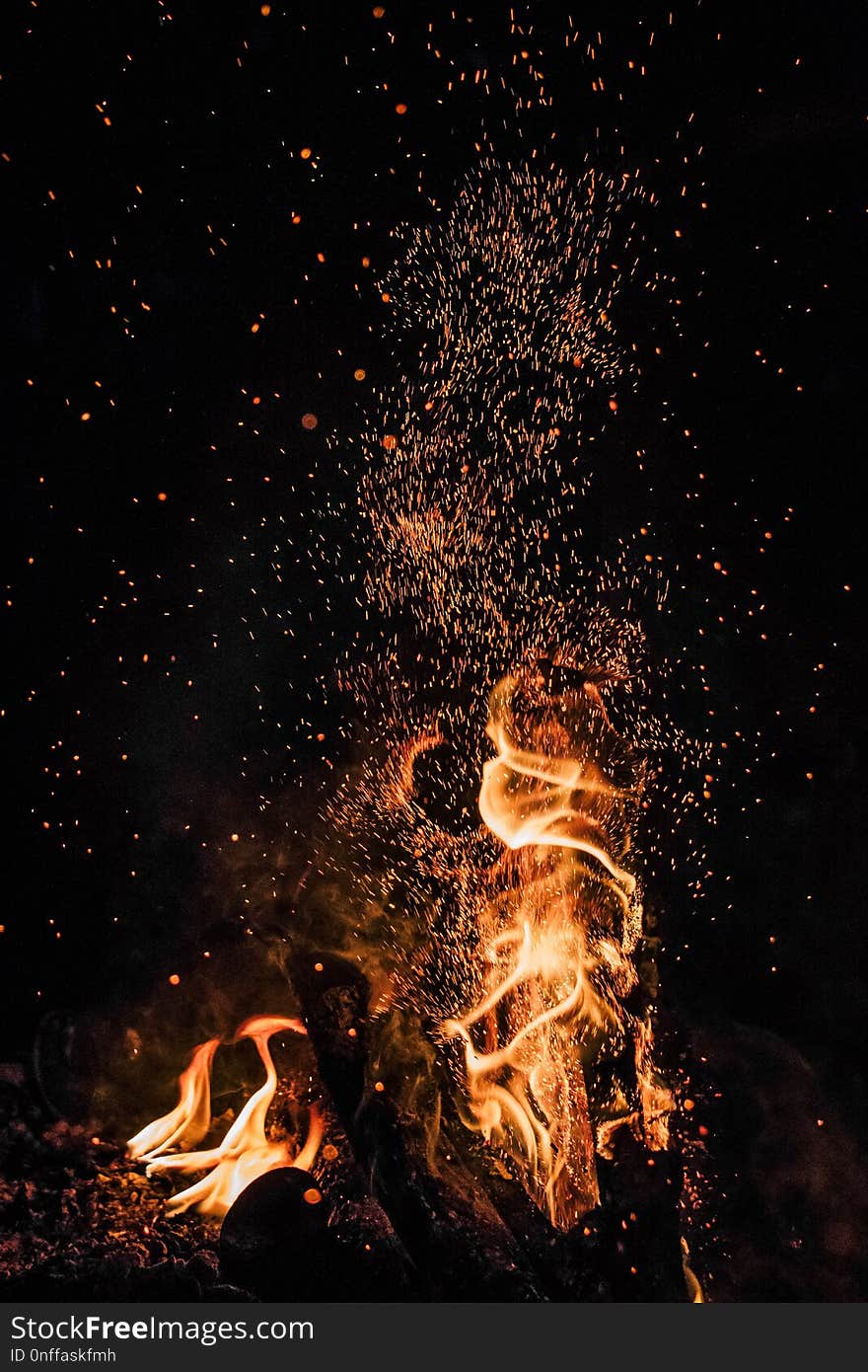 Nature, Flame, Fire, Darkness