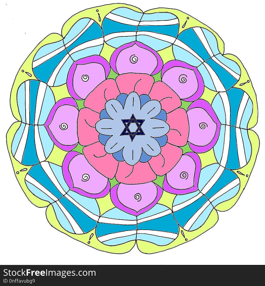 Flower, Circle, Symmetry, Design