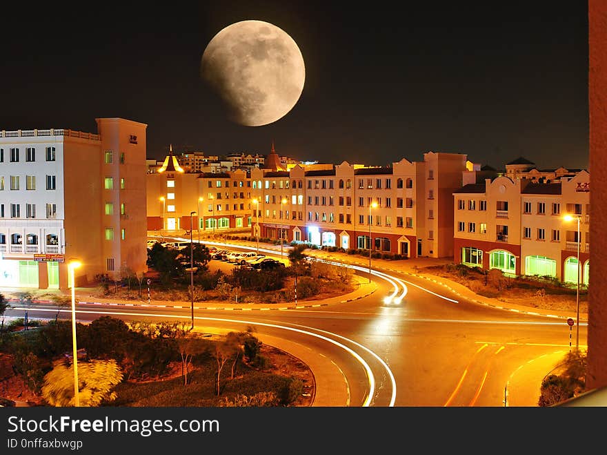 Night, Landmark, Sky, City