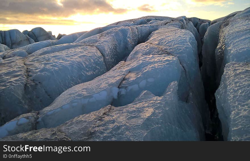 Glacier, Ridge, Glacial Landform, Rock