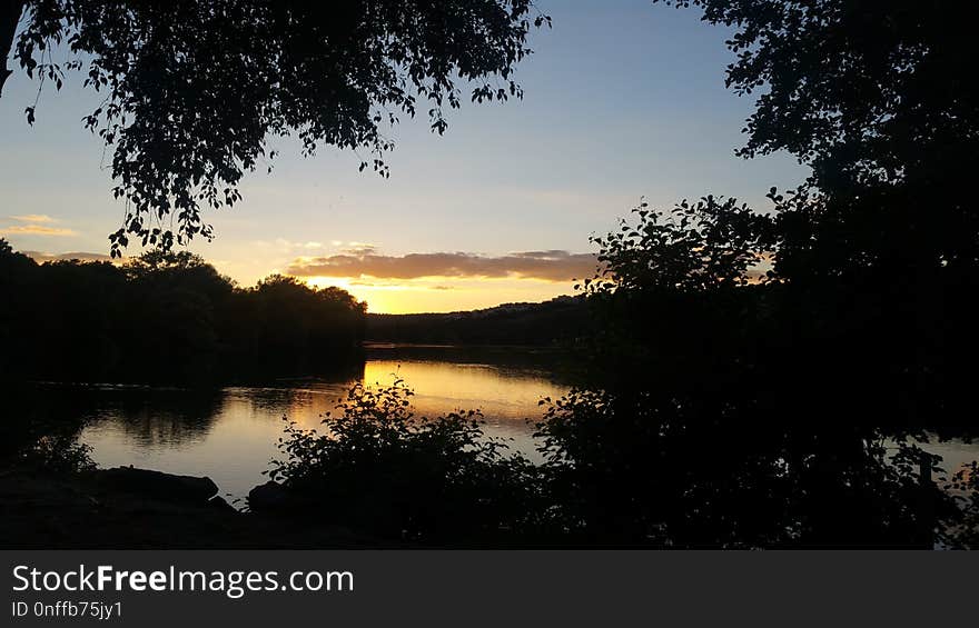 Reflection, Sky, Nature, Water