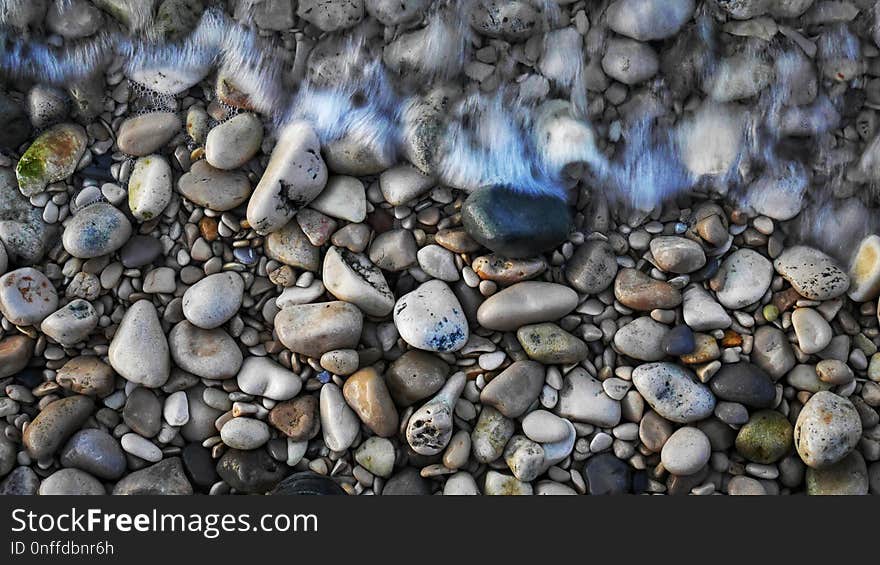 Pebble, Water, Rock, Gravel