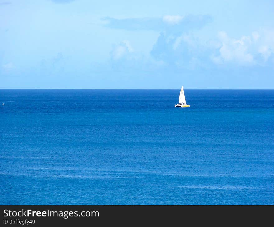 Horizon, Sea, Ocean, Sky