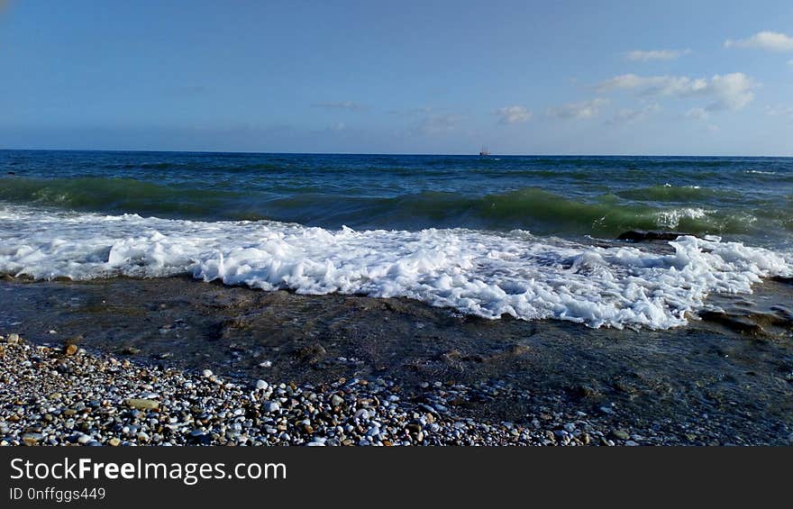 Sea, Wave, Shore, Body Of Water