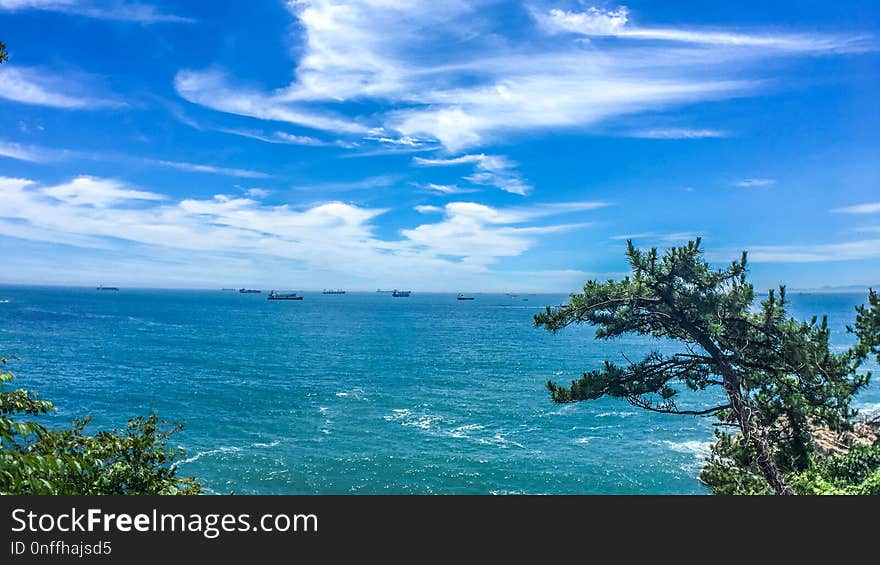 Sky, Sea, Horizon, Coast