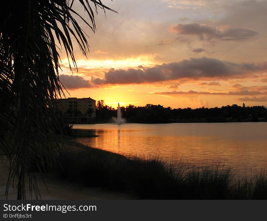 Sky, Sunset, Reflection, Sunrise