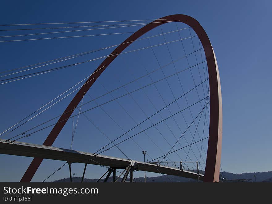 Bridge, Sky, Cable Stayed Bridge, Fixed Link