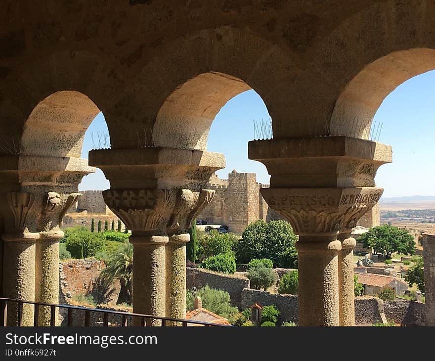 Historic Site, Arch, Column, Ancient History